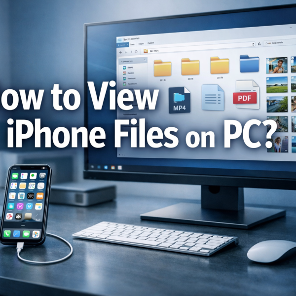 How to view iphone files on pc?