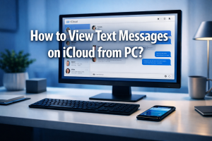 How to view text messages on icloud from pc?