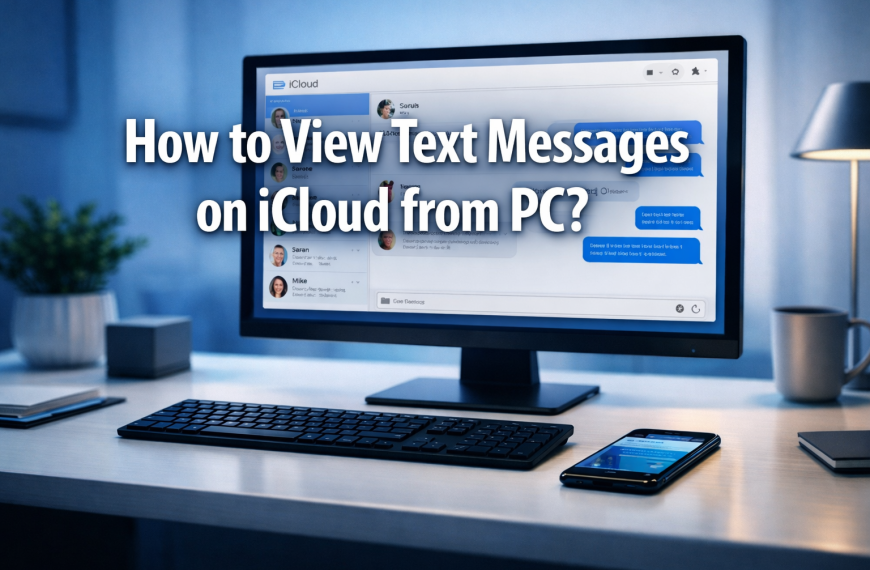 How to view text messages on icloud from pc?