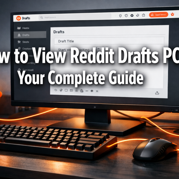 how to view reddit drafs pc