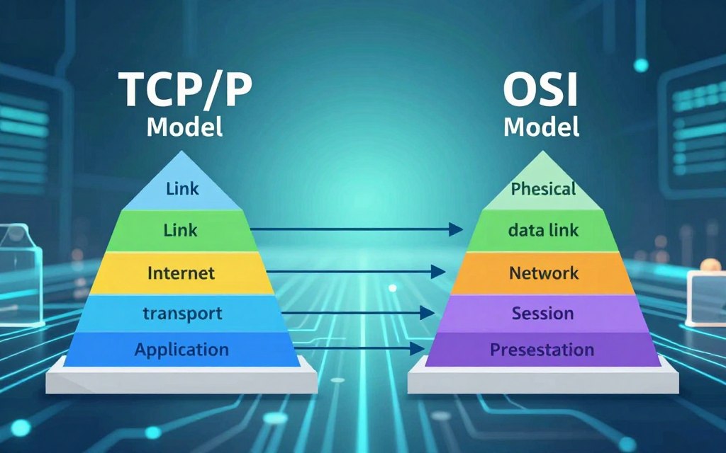 TCP/IP vs OSI model comparison TCP/IP vs OSI model comparison